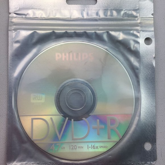 Philips DVD+R Set Of 4 120 Minutes Blank Discs 4.7GB - Picture 2 of 3